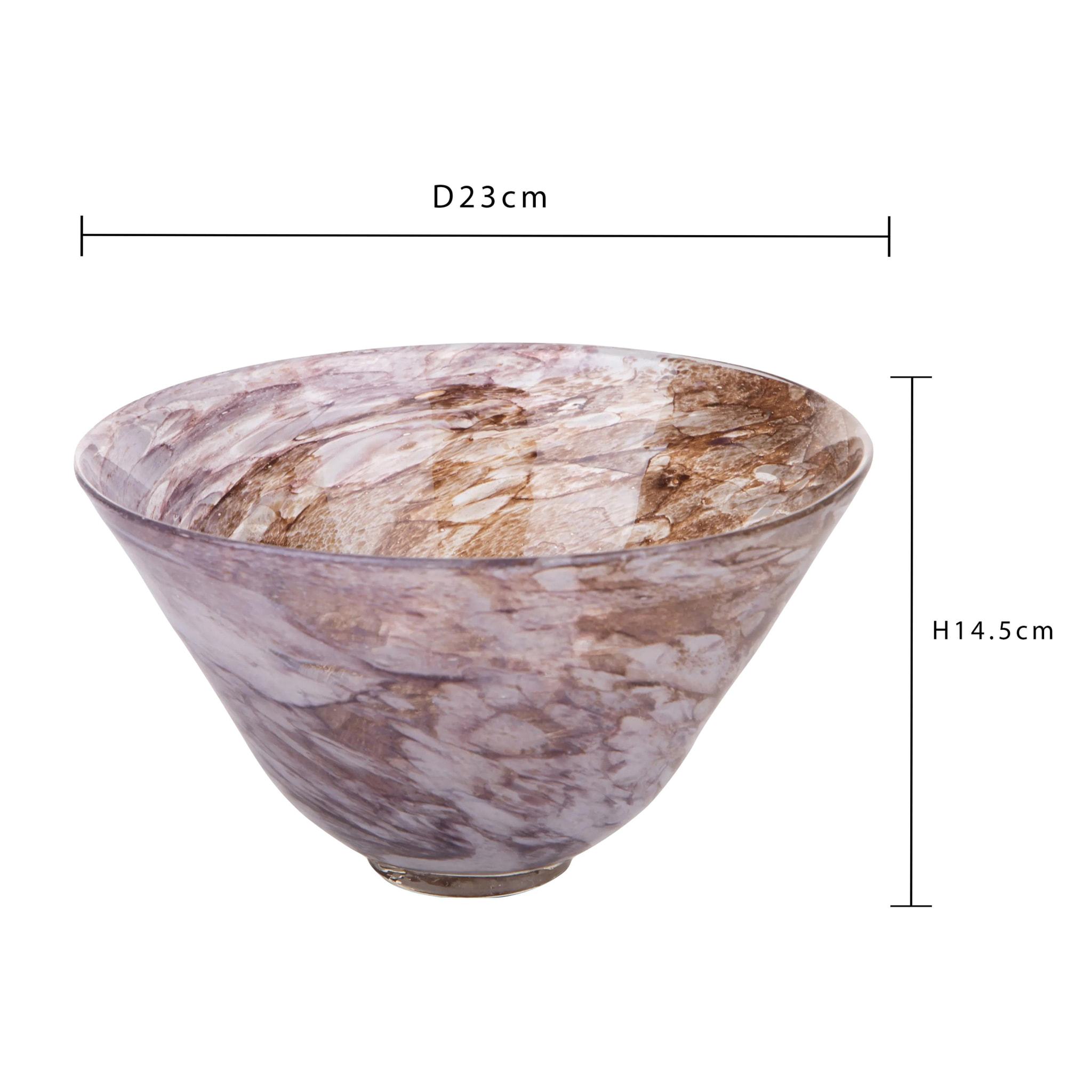 Vaso Bicolor - Pezzi 1 - 23xH14,5x23cm - Bianchi Dino SpA