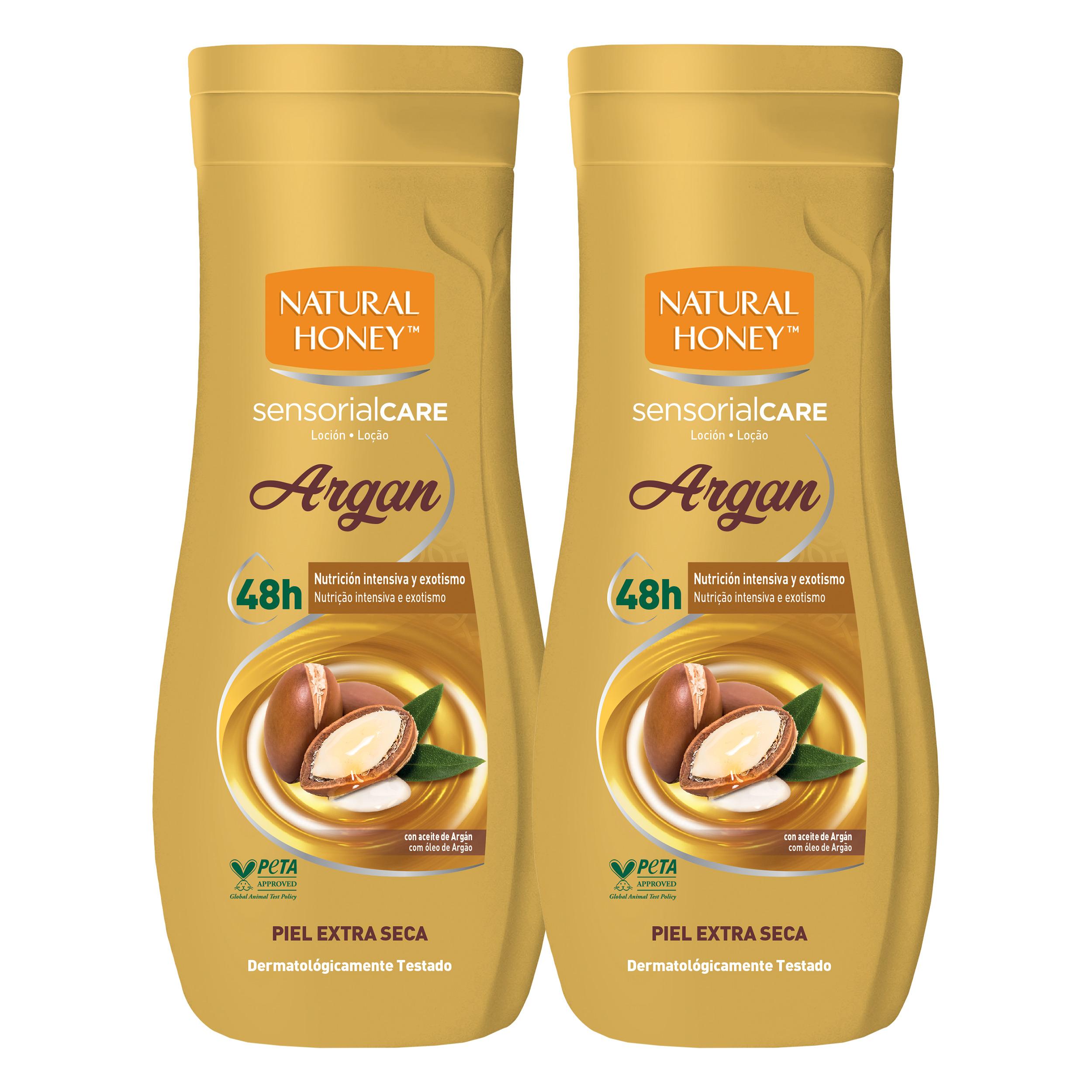 PACK 2X LOCIÓN CORPORAL ARGÁN NATURAL HONEY