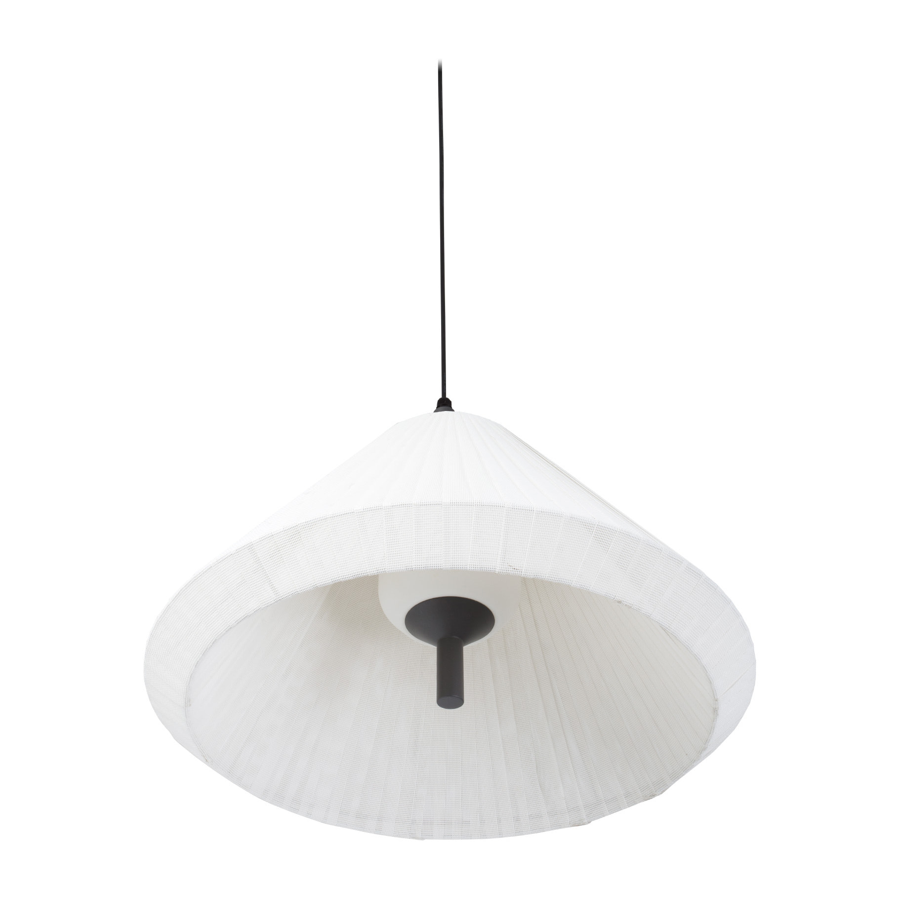 SAIGON OUT Lampe suspension grise/blanche mat T70 cone cap