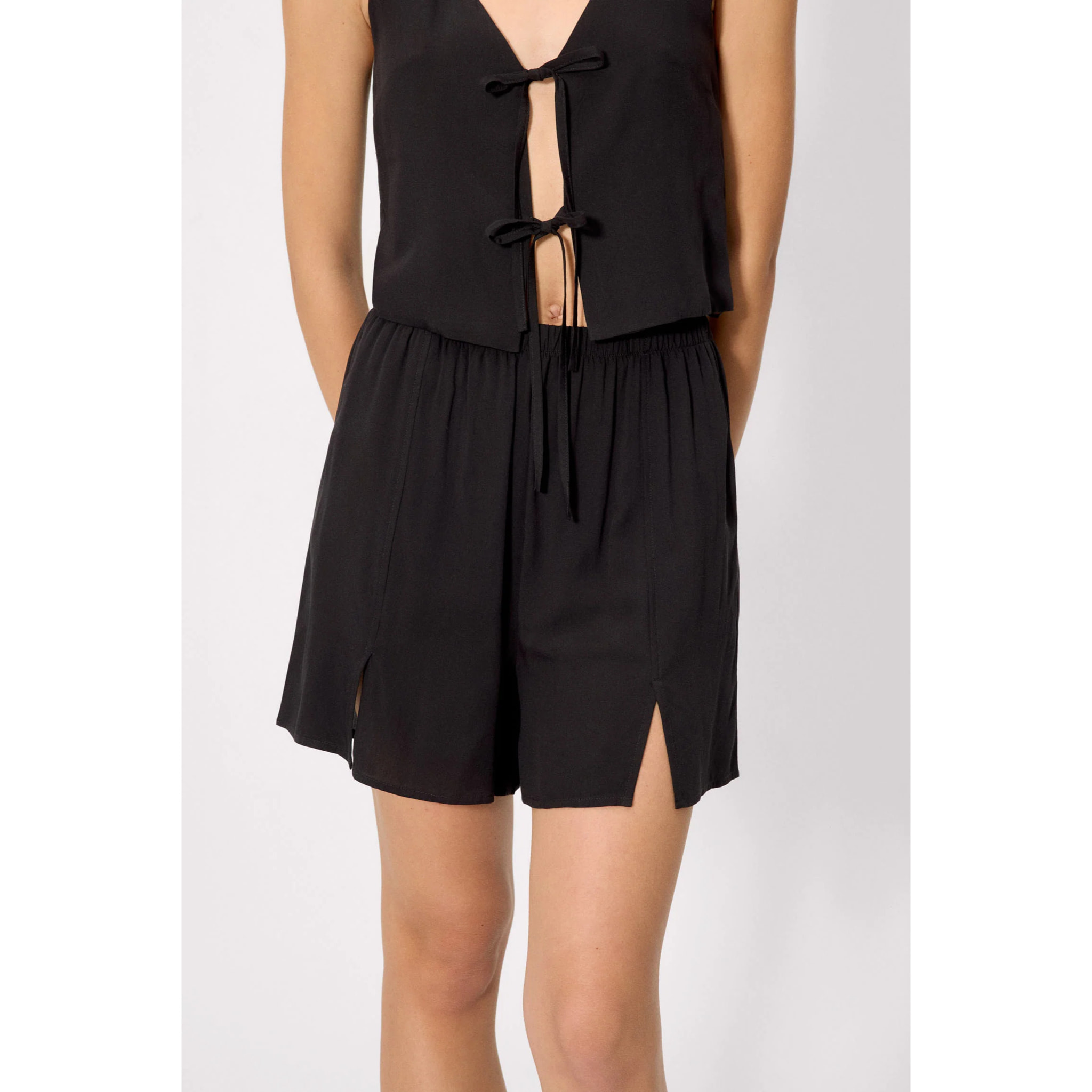Pantaloni corti Nero