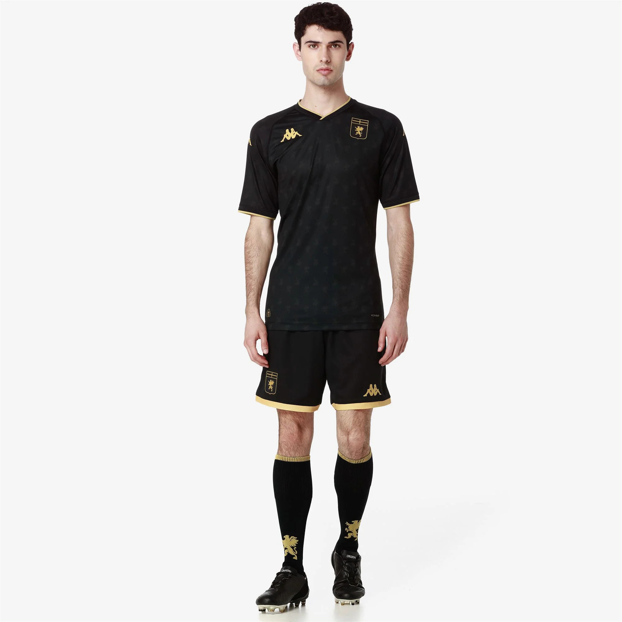 Kappa - Maglie gioco Uomo Nero - Kombat Pro 2025 Genoa