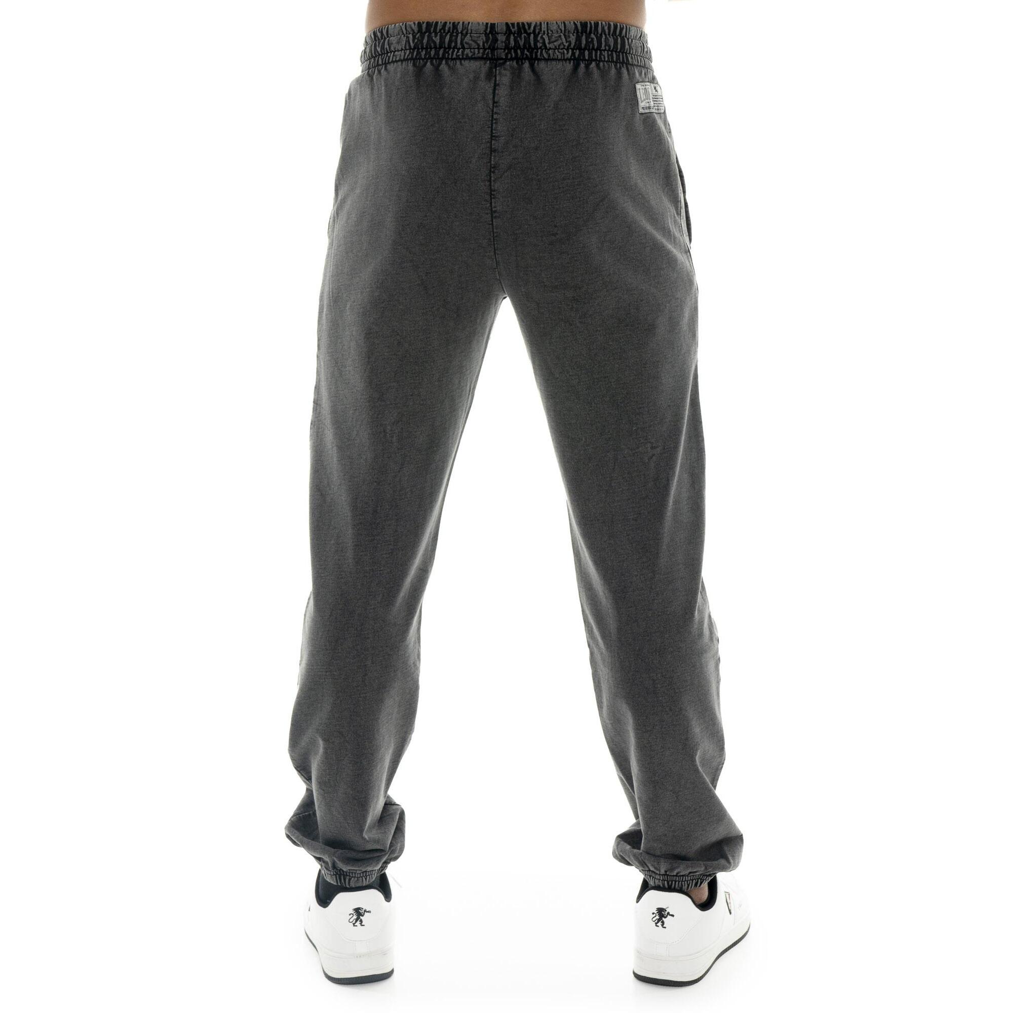 Pantalone da uomo non garzato in tessuto lavato Leone Old Wash