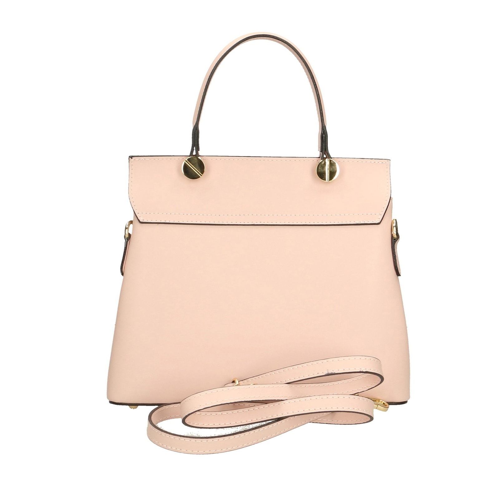 Borsa a mano da donna Made in Italy - Modello Lunaria - 100% pelle - 27.0 x 23.0 x 12.0 cm