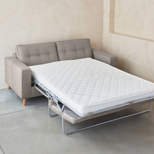 Canapé lit convertible 3 places avec matelas 12cm - Fabriqué en France TOULOUSE