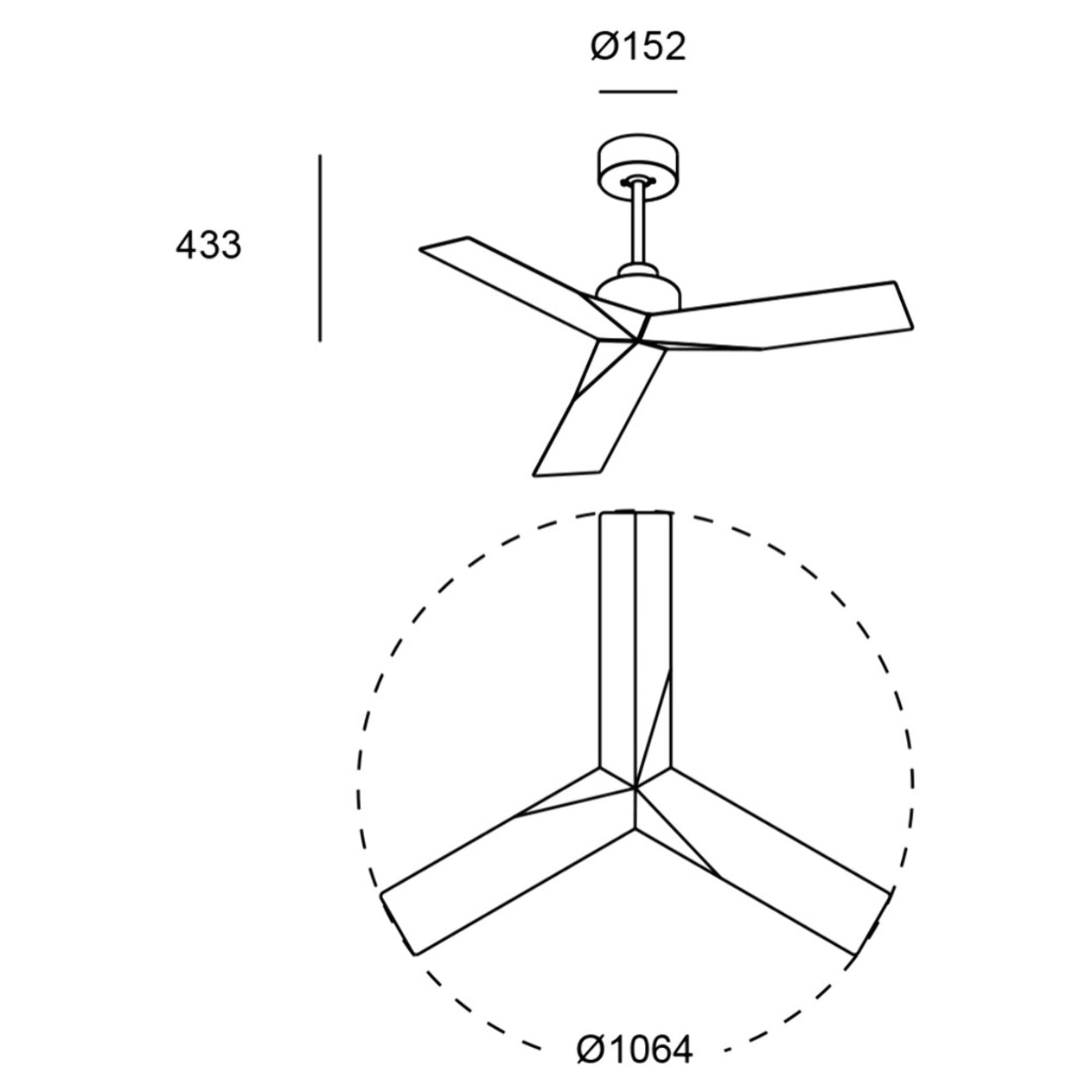 Forlight Ventilador IP20 Lace Blanco Blanco