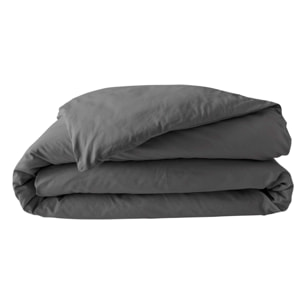 Housse de couette 100% Percale de Coton ORIGINE - Gris