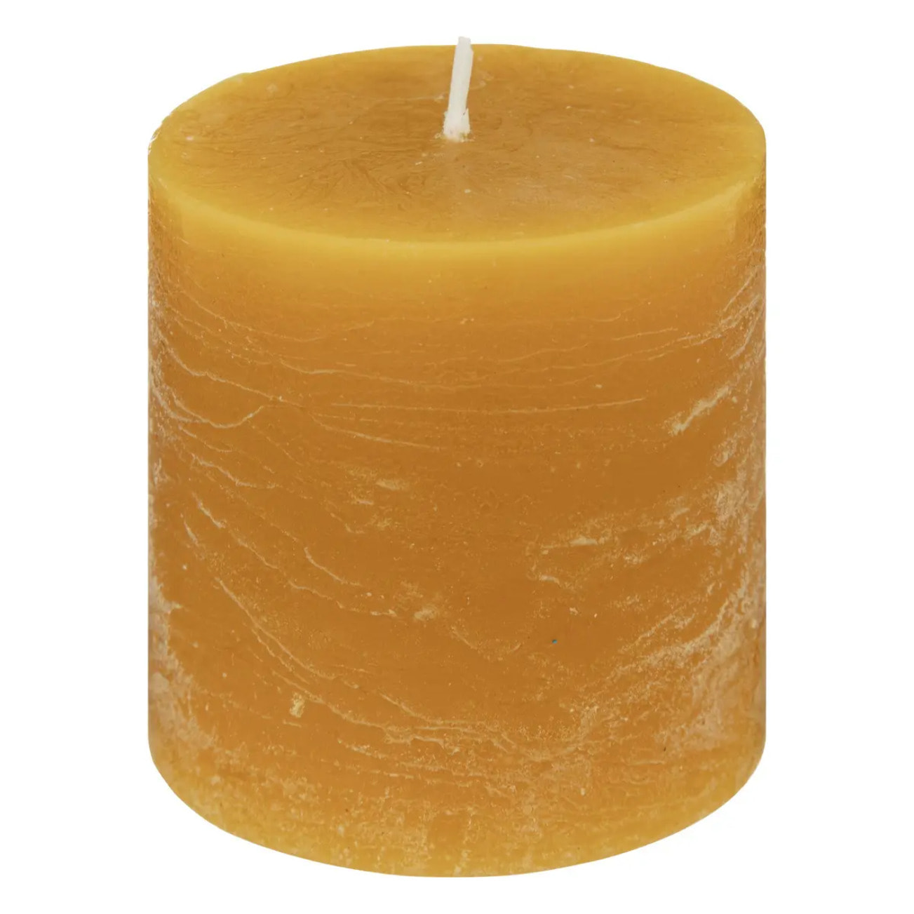 Bougie rustique - jaune - 220g