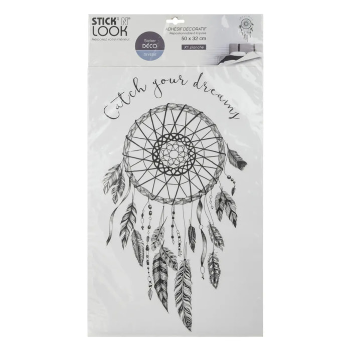 Sticker texte Attrape rêves 50x32