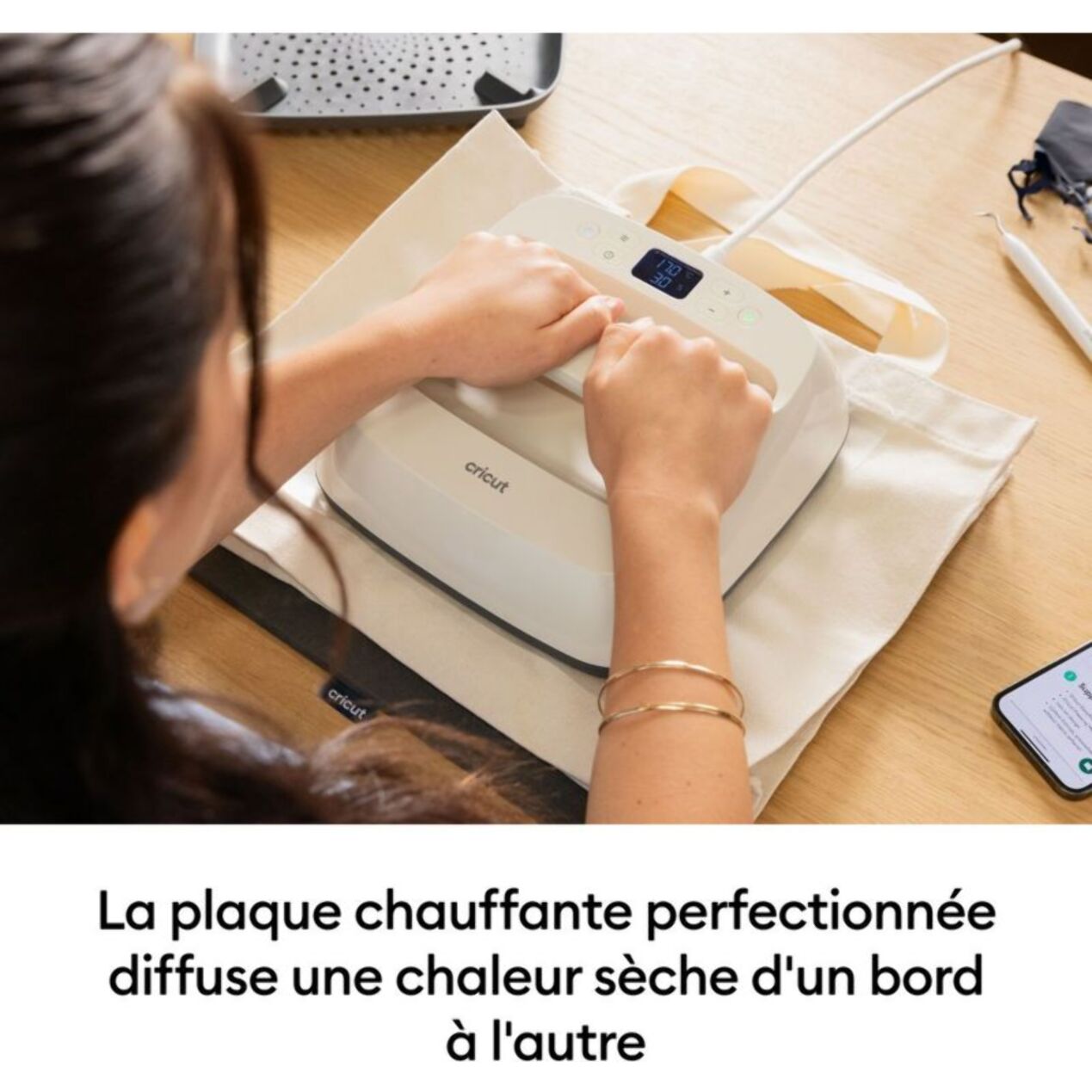 Presse à chaud CRICUT EasyPress 9x9 Taupe