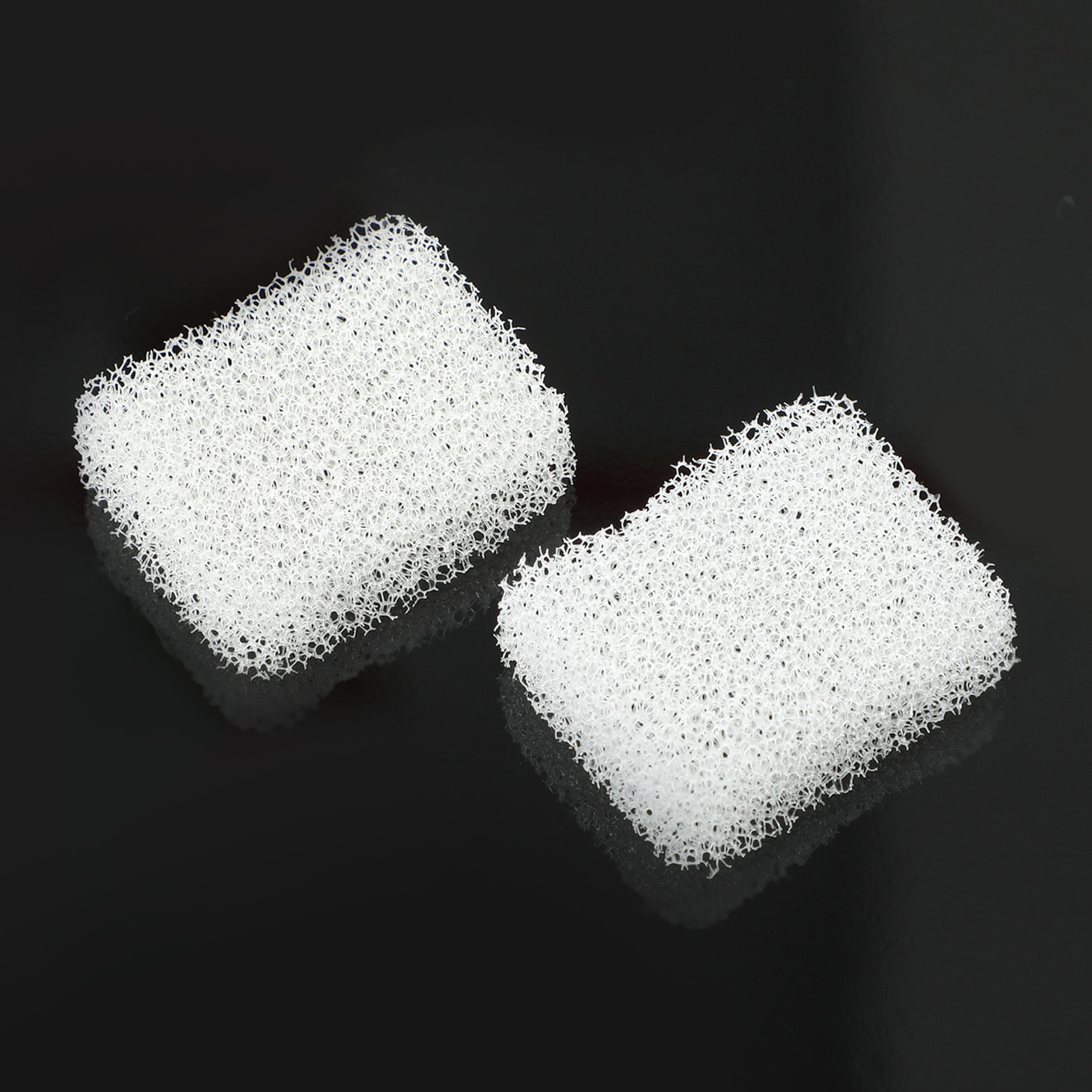 Filtre fontaine eau chat 16 pcs triple système de filtration blanc