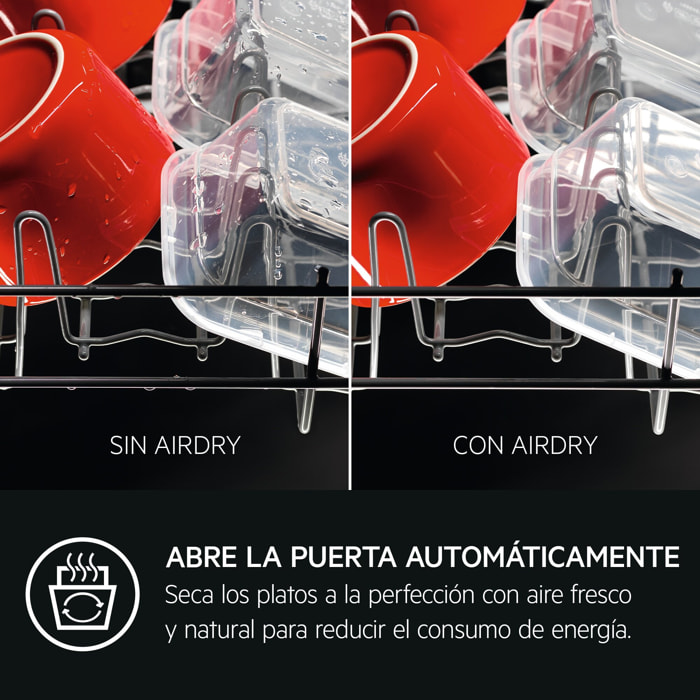 AEG Lavavajillas integrable de 60 cm Serie 5000 AirDry para 13 cubiertos FSB32610Z