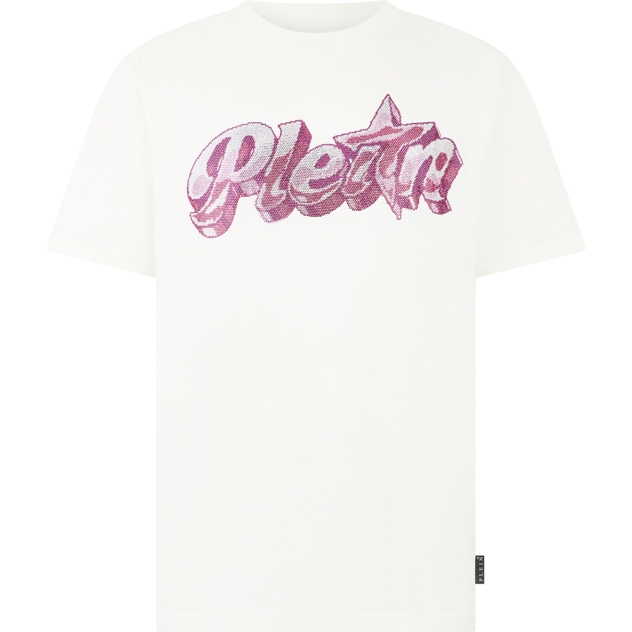 PHILIPP PLEIN Round Neck T-Shirt Gummy Plein Stones