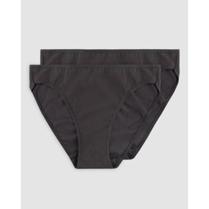 Pack de 2 bragas clásicas de algodón orgánico