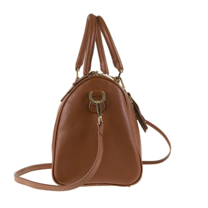 Borsa a bauletto da donna Made in Italy - Modello Arcadia - 100% pelle - 30.0 x 21.0 x 13.0 cm