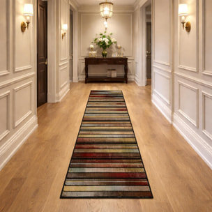 Tapis salon et chambre tissé motif géométrique FUGA
