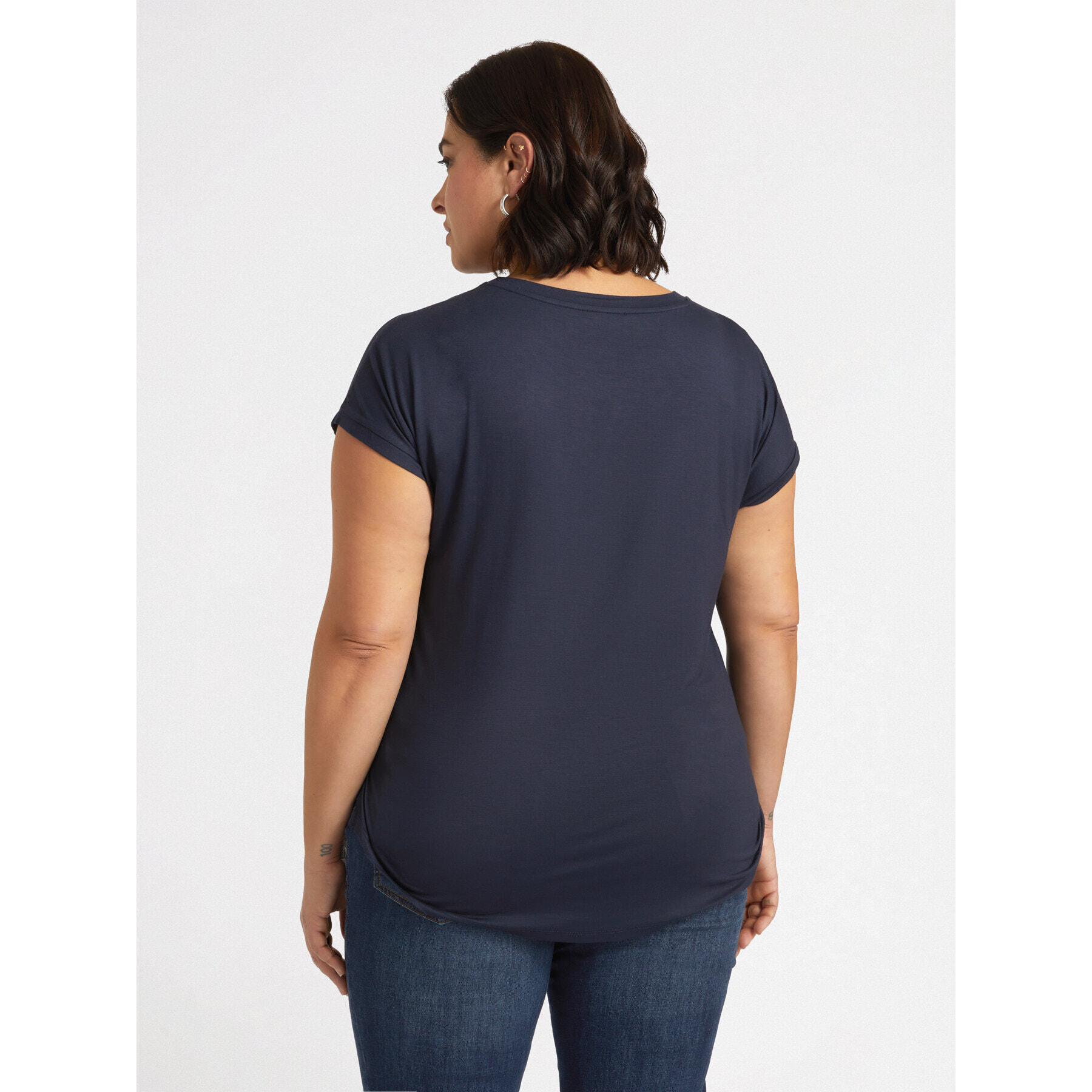 Fiorella Rubino - Blusa de raso - Azul