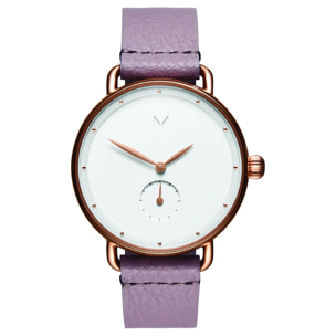 Reloj Mvmt D-FR01-RGPU Mujer Analogico Cuarzo con Correa de Cuero