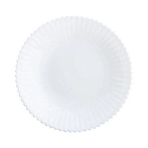 Assiette creuse blanche 20 cm Bloom - Luminarc