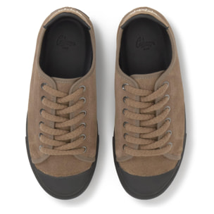 Sneaker plano Zira en serraje