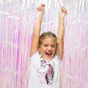 Camiseta reversible con lentejuelas <<Unicornio>> para niña