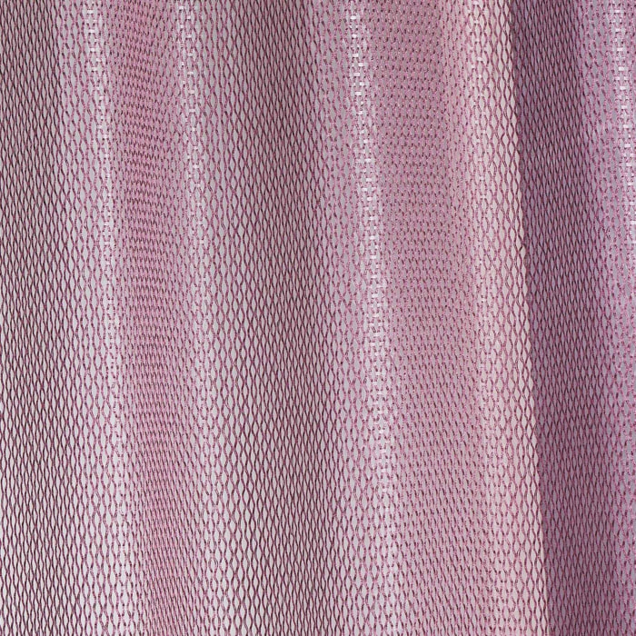 Voilage en organza fantaisie  - Effet 'résille' - Prune