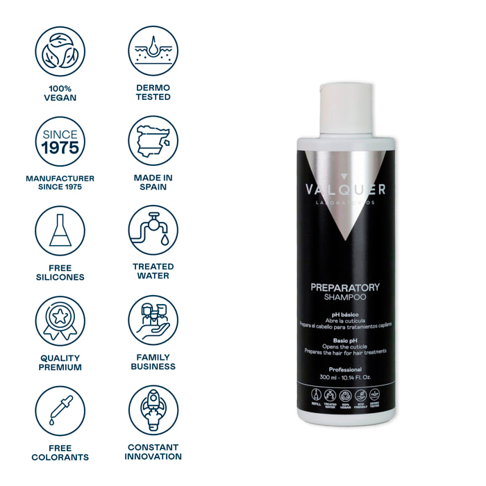 Valquer Champú preparador- 300 ml