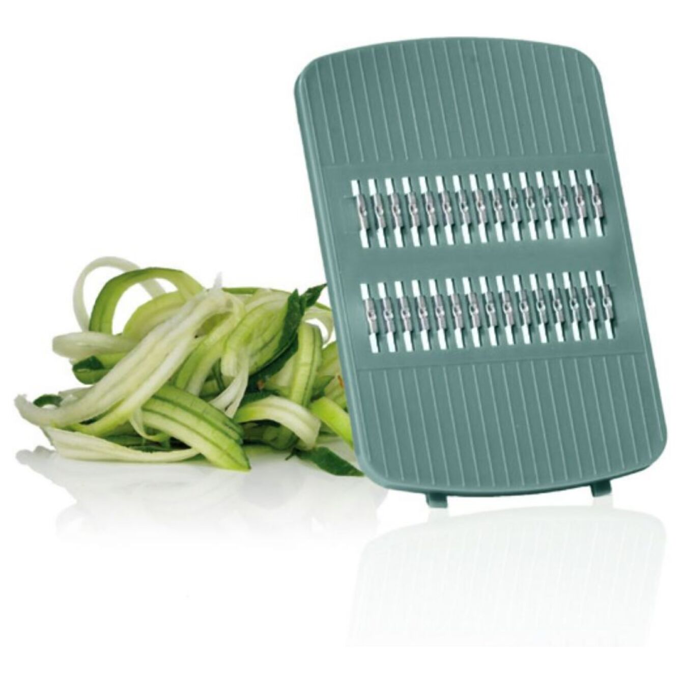 Mandoline ESSENTIELB multifonction avec recipient vert sauge