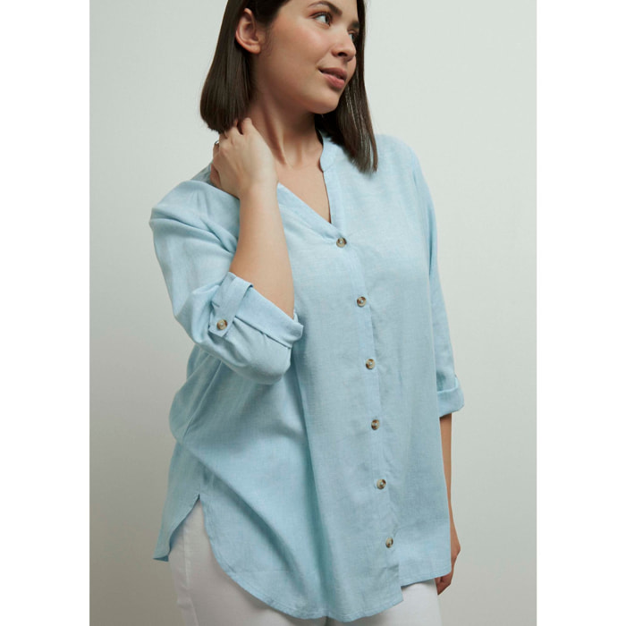 CAMICIA AZZURRO CONBIPEL