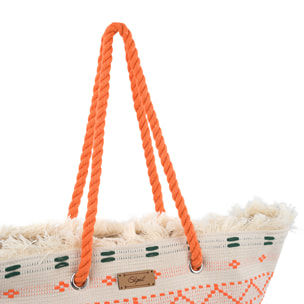 Bolso De Playa Skpat Savona Naranja