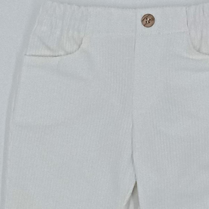 Pantalón pana crudo