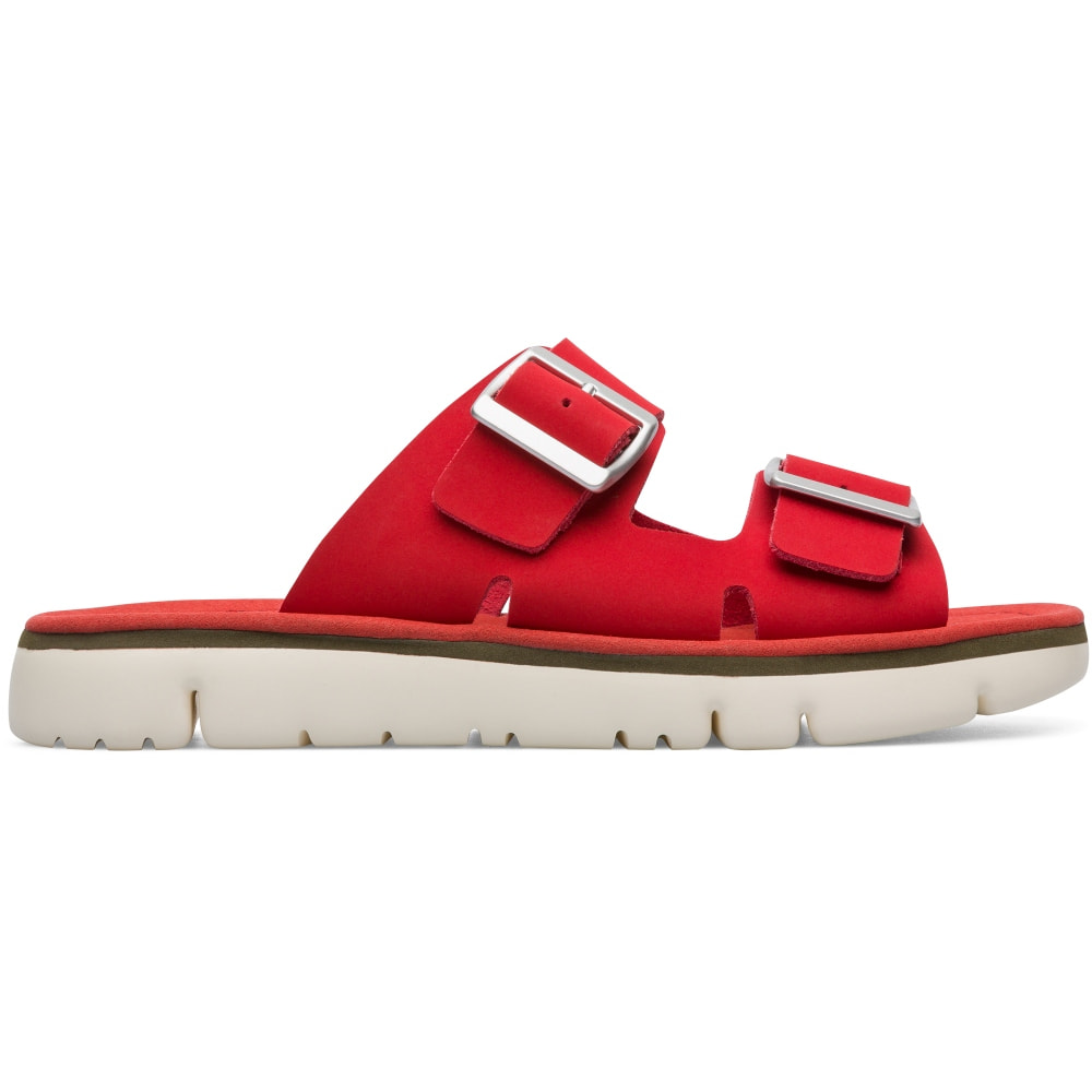 Camper Sandalias Mujer Oruga Rojo