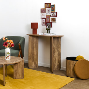 Console - HOME DECO FACTORY - Heritage - Classique - Bois - Marron
