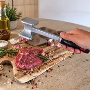 Attendrisseur à viande en acier inoxydable