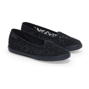 Superga - Ballerine Donna Nero - 2441 BALLERINA NET LEOPARD