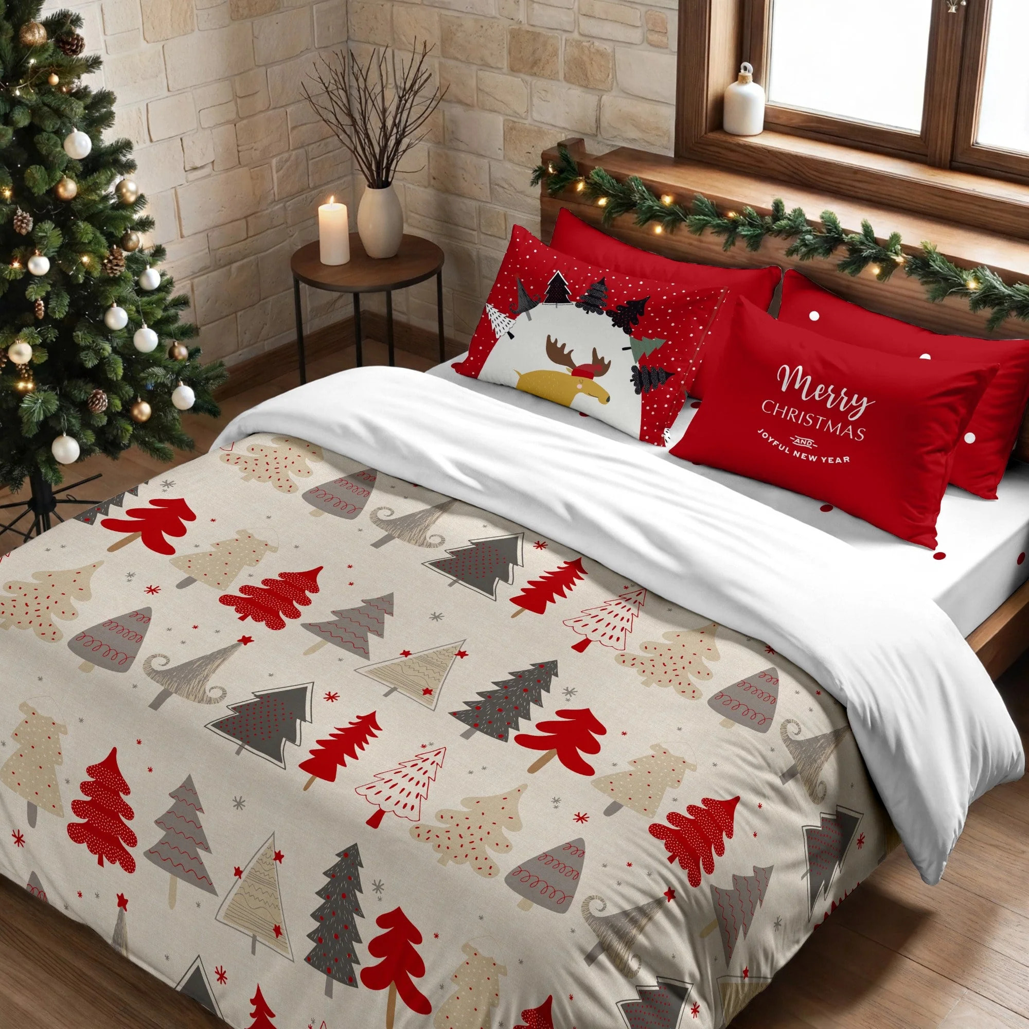 Housse de couette avec clics 100% coton Laponia 52