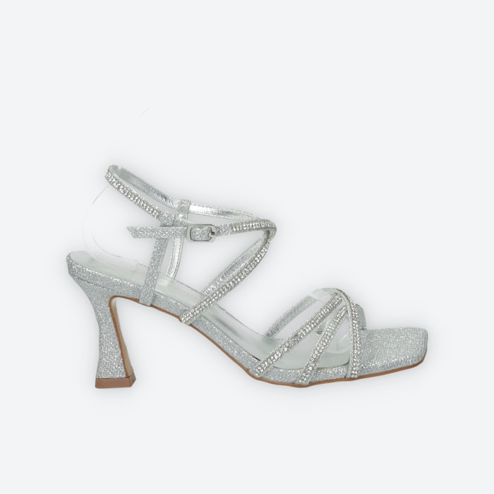 Sandali Donna Tata Italia Argentato