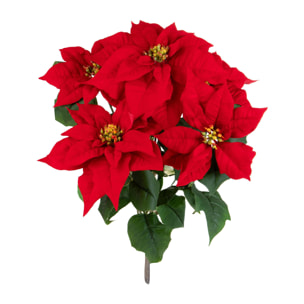 Stella natale cespuglio - Pezzi 2 - ROSSO - Bianchi Dino SpA
