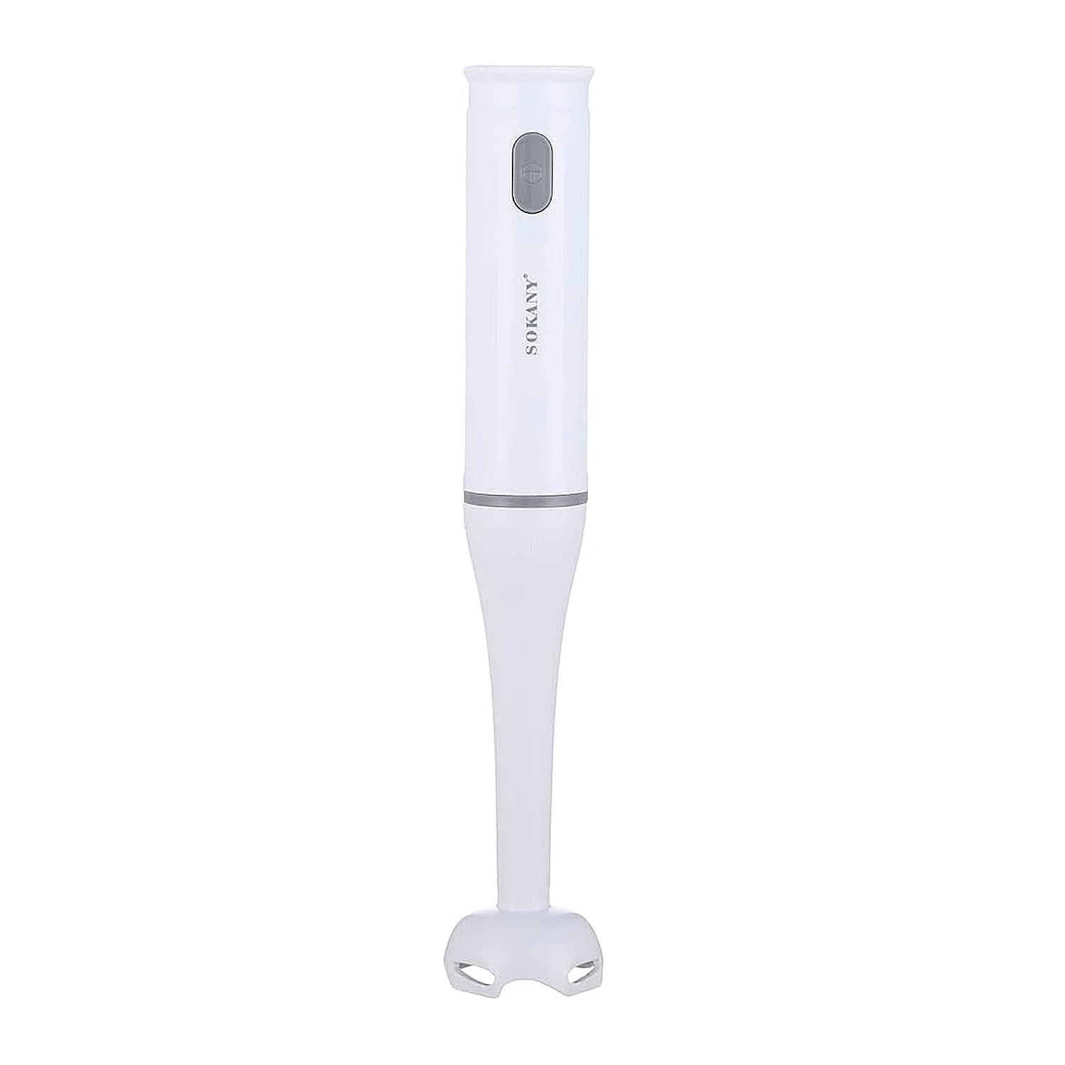 Batidora de mano de 200W con cuchillas de acero inoxidable. Apto para lavavajillas.