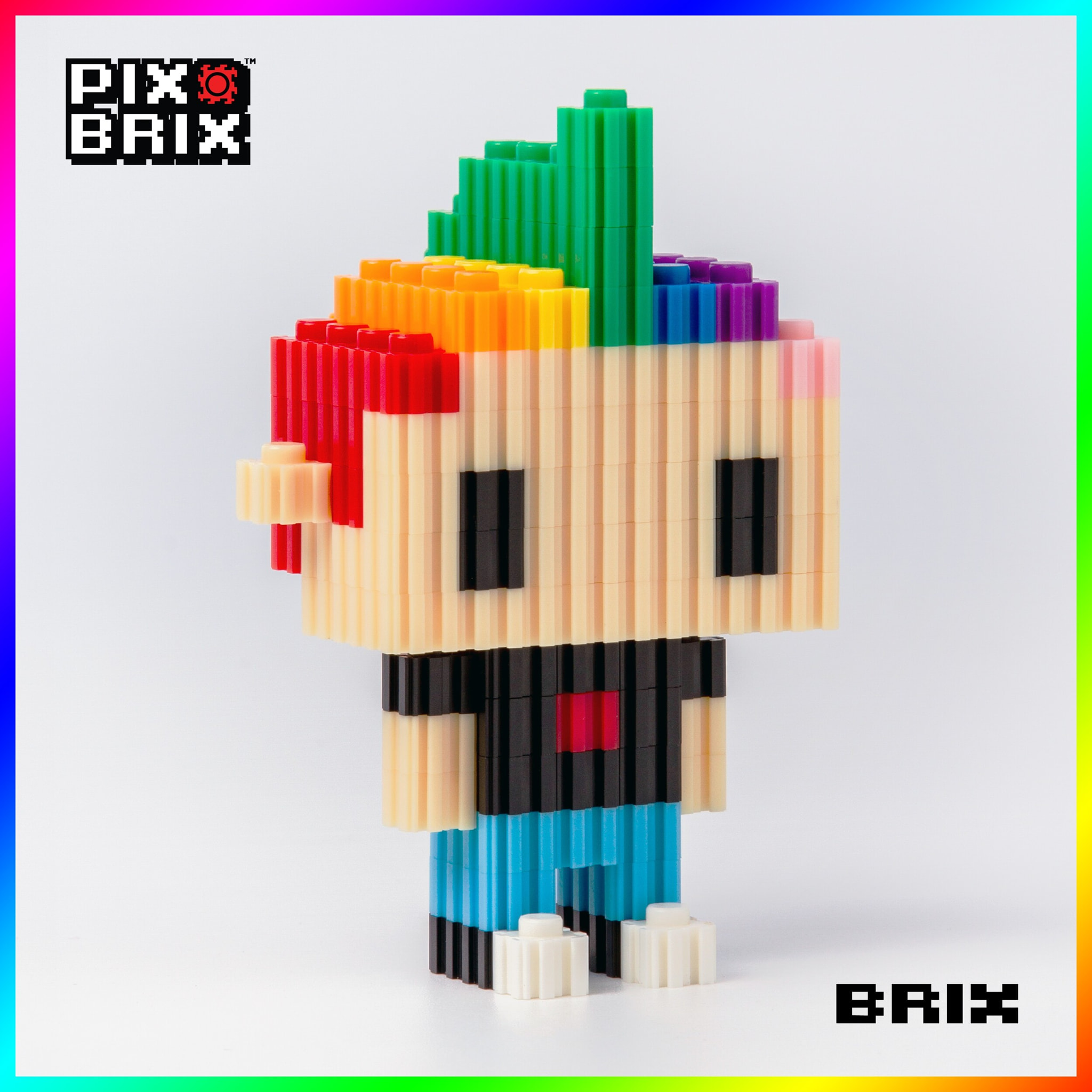 PIX BRIX PIXEL ART SET 1500 PIEZAS COLORES SURTIDOS GAMA MEDIA