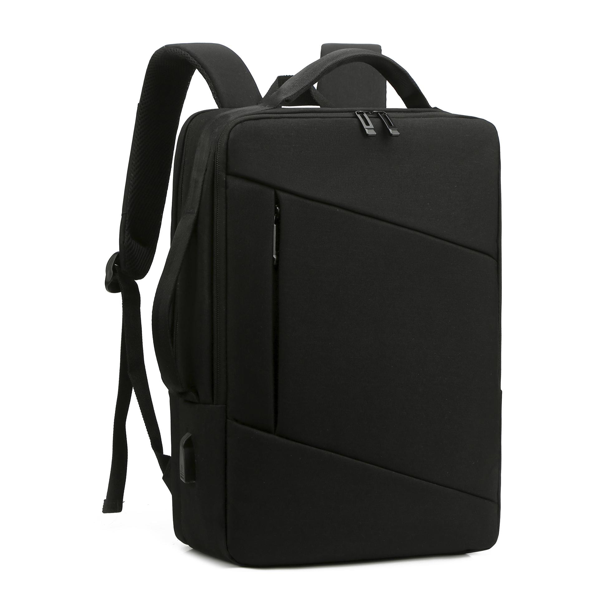 DAM Mochila para Laptop con interfaz de carga USB. 30x13x42 Cm. Color: Negro