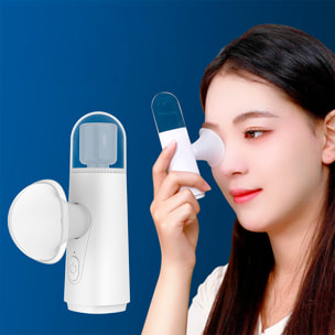 Nebulizzatore oculare con funzione nebbia e 2 contenitori.