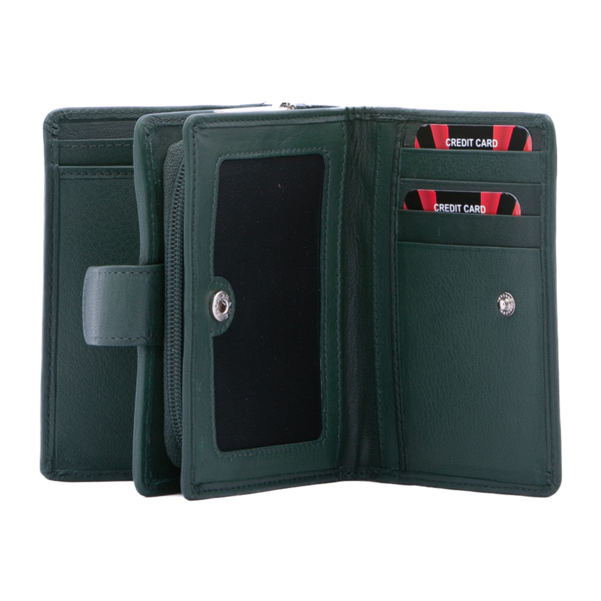 Portafoglio  da donna ecopelle Prodotto Vegano 13x9,5x4 cm