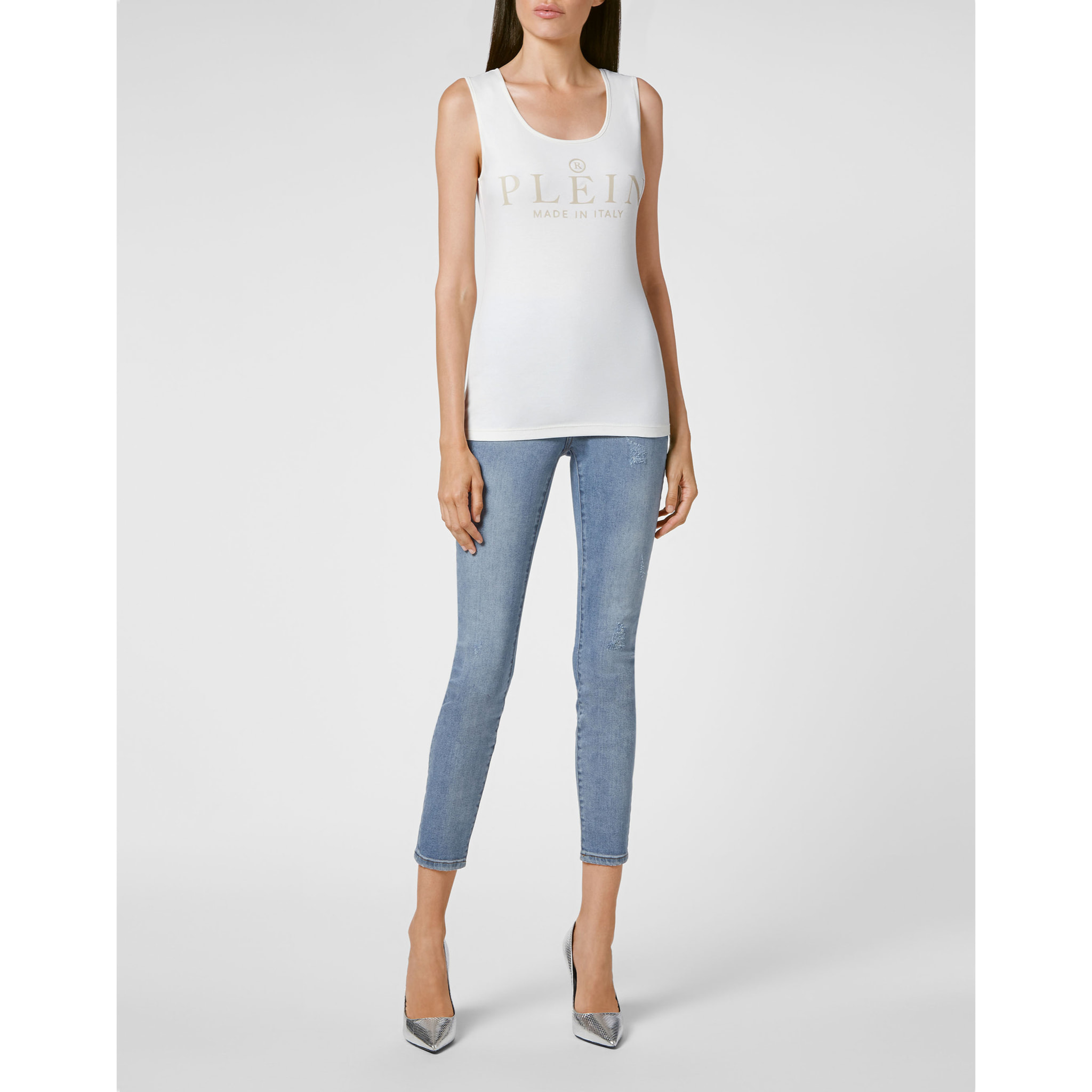 PHILIPP PLEIN Camiseta de tirantes ICONIC PLEIN