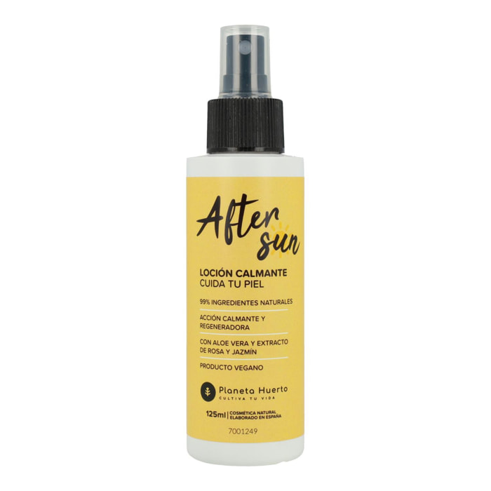 PLANETA HUERTO | Loción Calmante After-Sun 125 ml | Hidratación y Alivio Inmediato | Con Aloe Vera y Extractos Naturales
