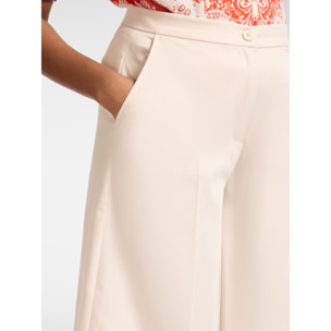 Elena Mirò - Pantalones cortos de mezcla de algodón - Beige