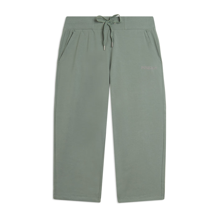 Pantaloni Sportivi Corsaro con Coulisse e Logo FREDDY