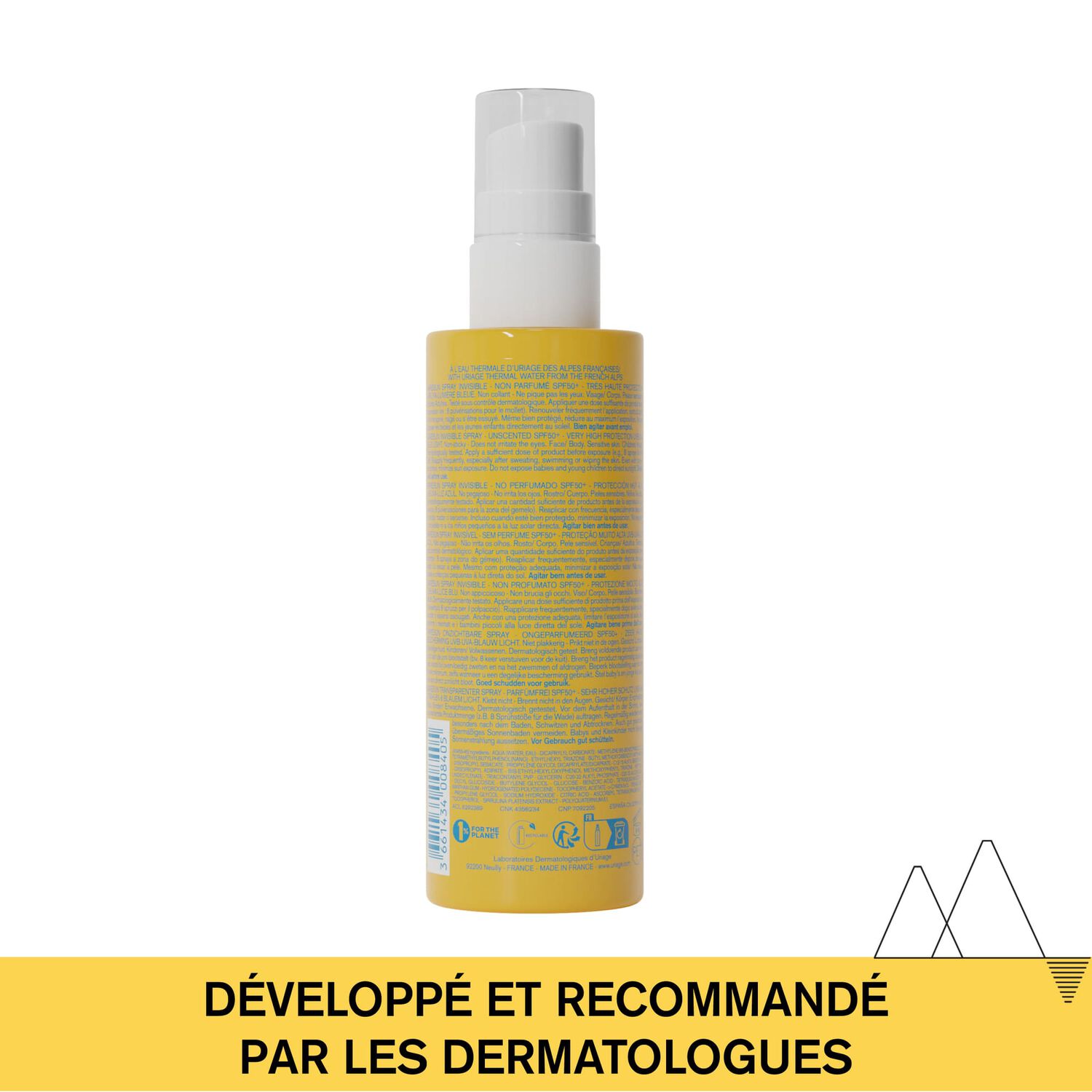 Bariésun SPF50+ - Spray Invisible Non Parfumé 200 ml