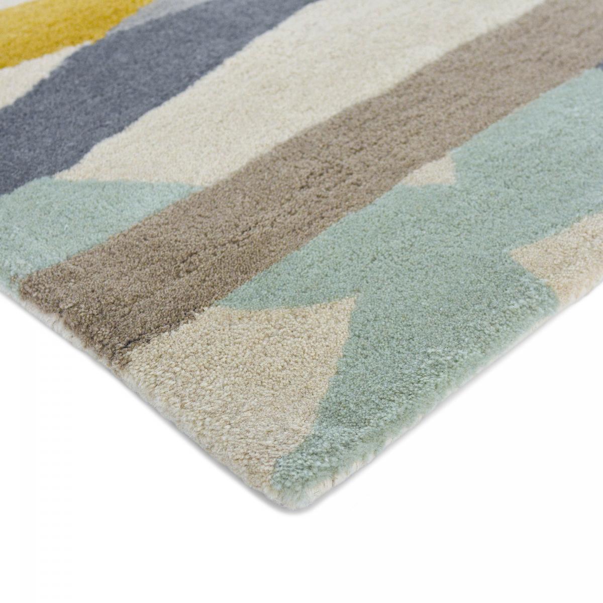 Tapis salon et chambre fait à la main en laine LUCI