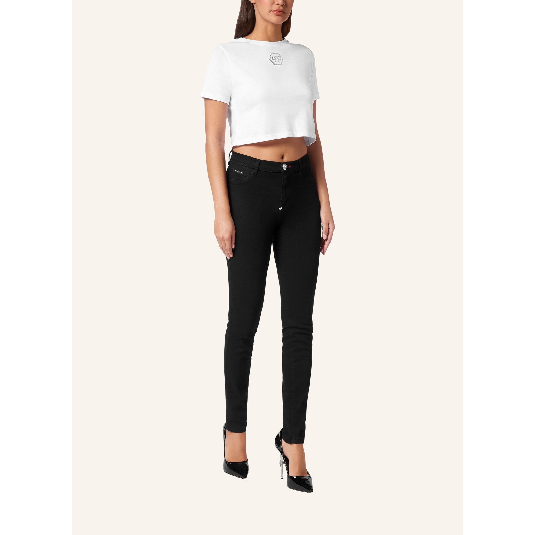 PHILIPP PLEIN Camiseta Cuello Redondo HEXAGON
