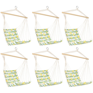 Chaise Suspendue Citrons - Lot De 6